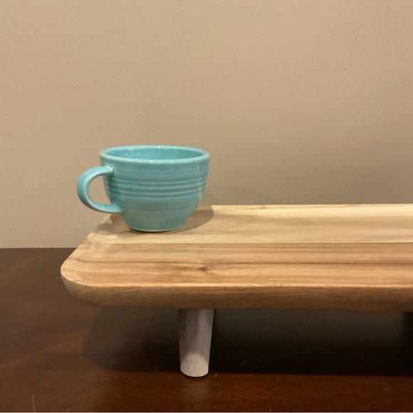 Teacup Platter Decoration - White, Turquoise or Black - Your Choice - Picture 5 of 10